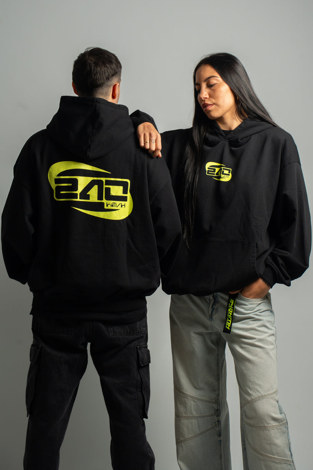 Hoodie - Yellow logo