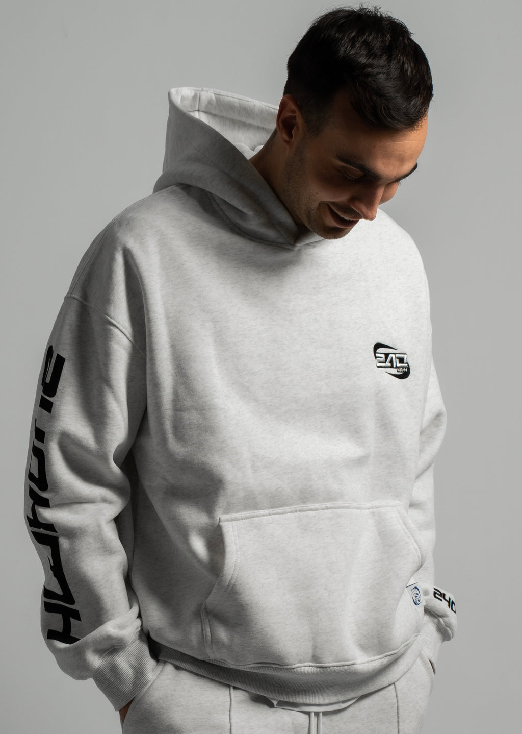 Hoodie - Light gray