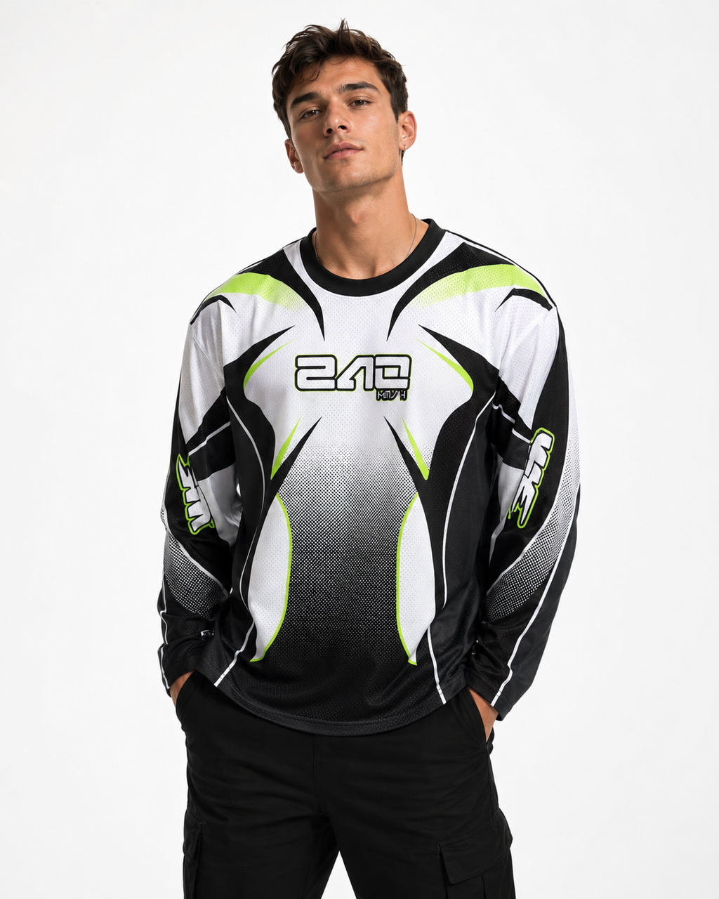 Moto Long Sleeve - Green