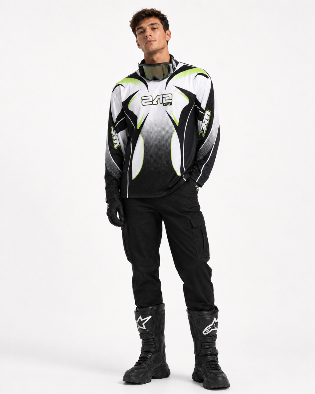 Moto Long Sleeve - Green